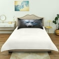 thumbnail image 6 of Wolf Satin Pillowcase for Hair and Skin Silk Pillowcase Soft Breathable Sleeping Pillow Covers Smooth Cooling Pillowcase with Envelope Closure Size Standard 20x26 in Home Decor Gifts, 6 of 7