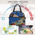 thumbnail image 4 of Honeii Colorful Coral Reef for Insulated Lunch Box, Lunch Bag Lunch Cag for Both Genders with An Adjustable Shoulder Strap, 4 of 7