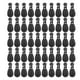 thumbnail image 1 of Cuentas de conector de pesca para carpa, para anzuelos, alimentadores, accesorio de pesca de carpa, color negro, pequeño, 1 of 10