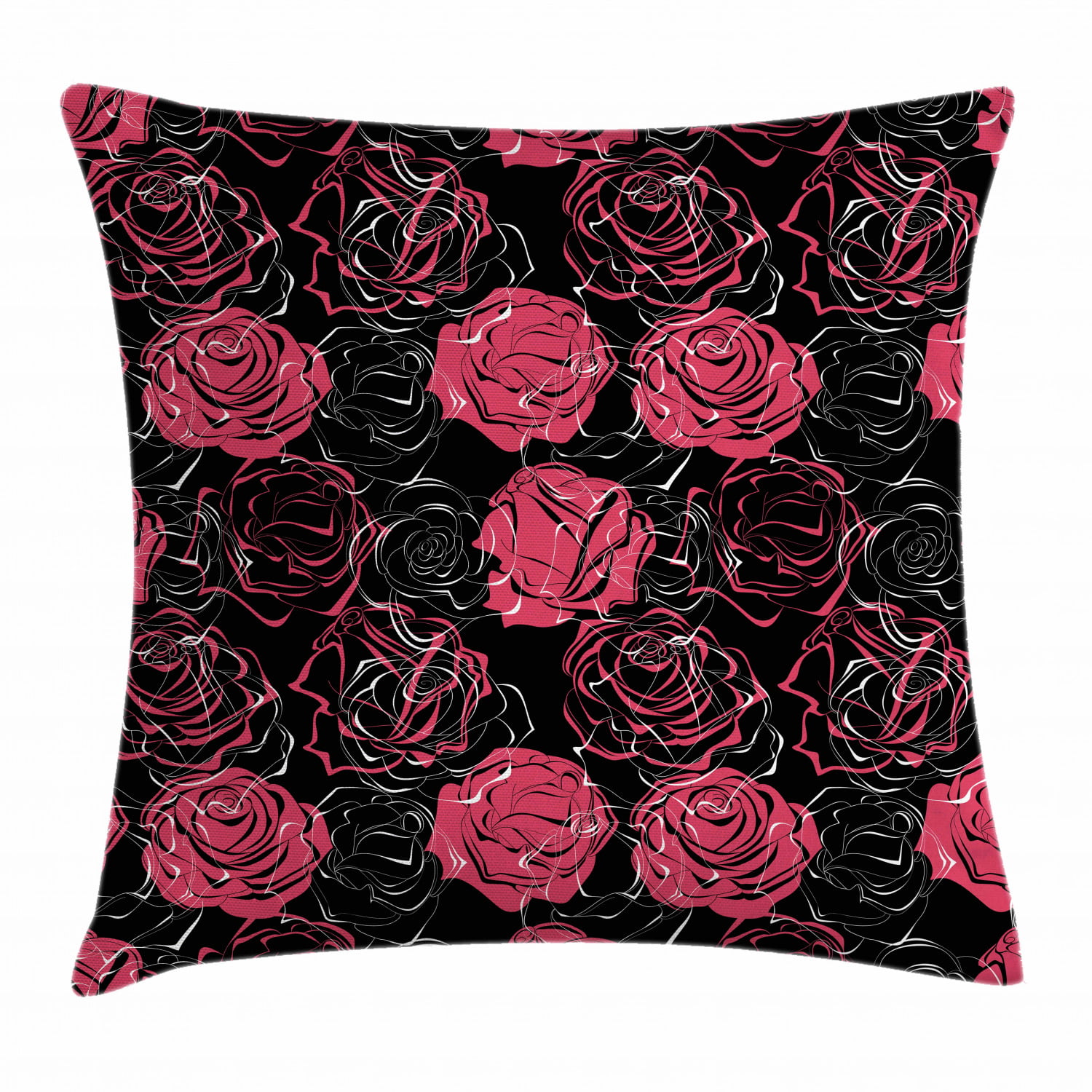 Awesome Red Roses Flower Lover Designs Beautiful Red Rose Flower Bloom Florist Lover Throw Pillow 16x16 Multicolor 