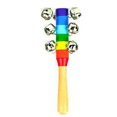 thumbnail image 1 of Hand Jingle Bell, Portable Fun Playing Promote Development Jingle Rattle Bell Toy 10 Bells  For Family, 1 of 8