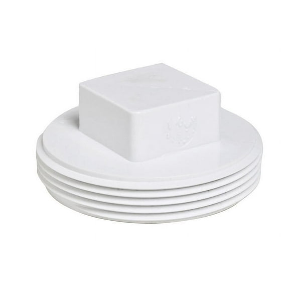 Plastic Trends  6 in. MPT   x 6 in. Dia. MPT  PVC  Plug