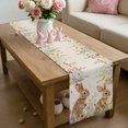 thumbnail image 6 of Easter Bunny Table Runner 72 Inches Long for Kitchen Dining, Rustic Retro Spring Rabbit Flowers Plants Dresser Scarf Farmhouse, Dining Table Decorations for Wedding/Parties, 14 x 72 In, 6 of 8