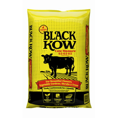 Black Kow Cow Manure 1 Cu Ft Walmart Com