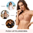 thumbnail image 5 of Sostén DOBREVA Push Up con Encaje, Aro y Escote Profundo Plus 40D, 5 of 5