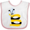 thumbnail image 3 of Inktastic Cute Bee Initial B Boys or Girls Baby Bib, 3 of 4