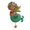 thumbnail image 1 of Allen Designs Shelley Mermaid Starfish Pendulum Wall Clock, 1 of 4