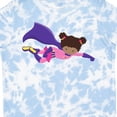 thumbnail image 4 of Inktastic African American Girl, Cape, Superhero Girl Girls Toddler T-Shirt, 4 of 5