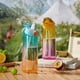 thumbnail image 3 of Botella de agua con sabor a fruta divertida, 0 azúcar, 0 extracto de tarjeta, fragancia, pajita, taza de agua de plástico con degradado de dos colores, taza de estudiante tritan, 3 of 6