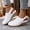White, variant on YOUYEDIAN Womens Orthopedic Sandals Arch Support Flat Wedge Sandals Wide Width Slip on Non Slip Work Shoes Soft 2026 New Orthopedic Shoes (Gray)