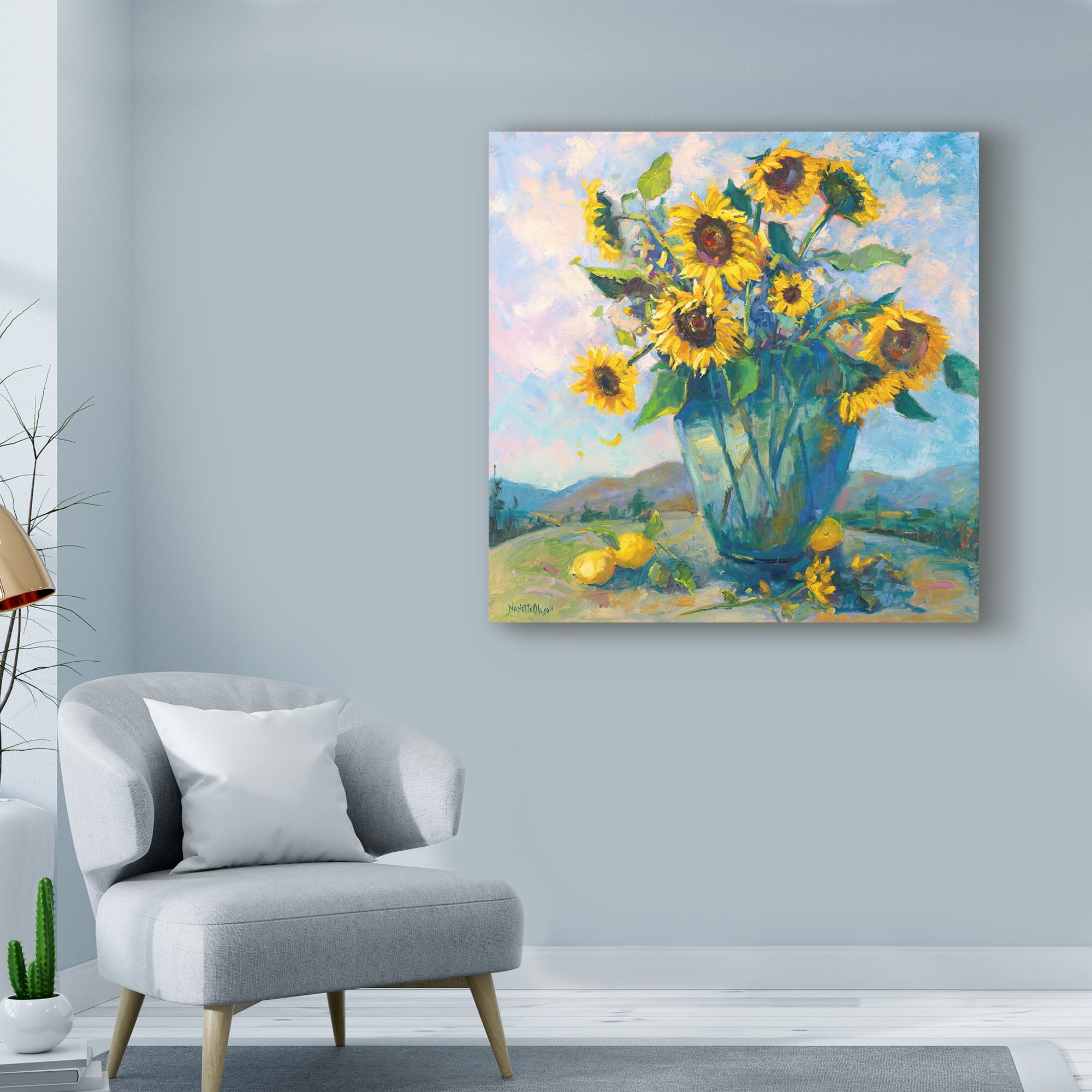 Trademark Fine Art 'Floral Kaleidoscope III' Canvas Art by Nanette Oleson