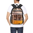 thumbnail image 4 of Bingfone Modern Urban Monkey for Simple Large Capacity Backpack, Adjustable Strap Backpack Travel Bag Sports Bag, Unisex, 4 of 6