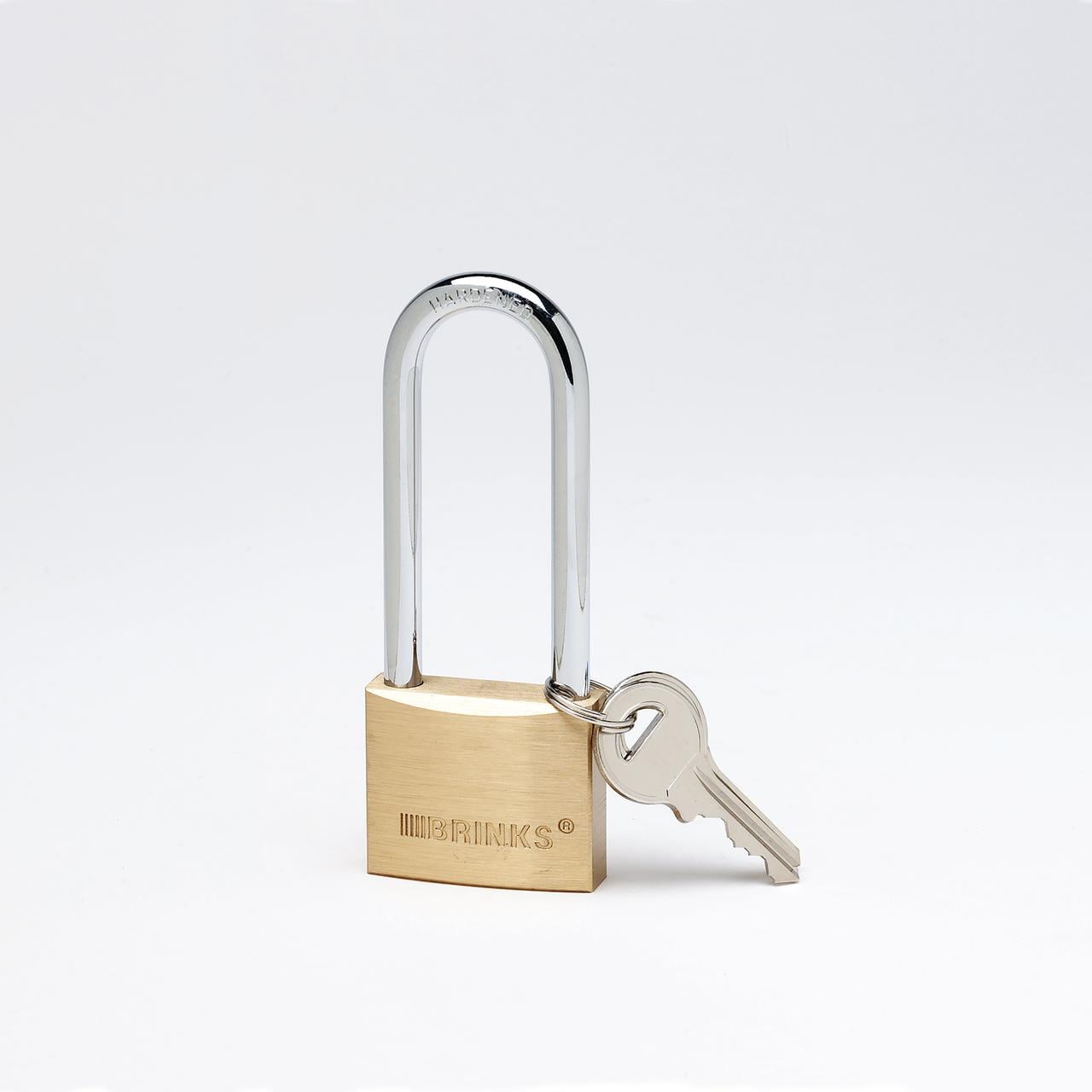 Brink's 40mm Long Shackle Solid Brass Padlock