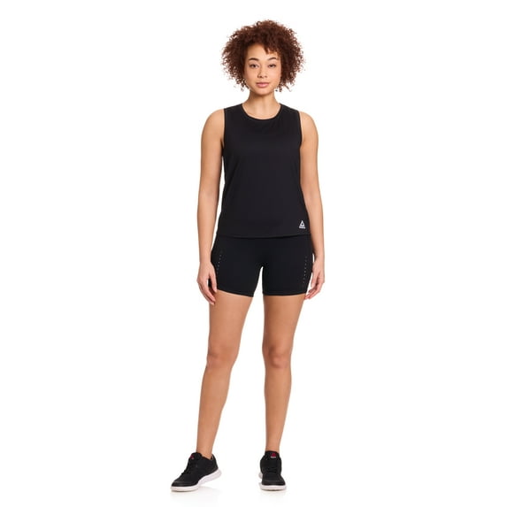 Reebok Women's On the Run High Rise Bike Shorts, Sizes XS-XXXL