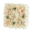 thumbnail image 4 of Panel de pared de flores artificiales, fondo floral para decoración de bodas. champán, 4 of 9