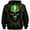 Green, variant on Hpapadks Hoodie for Men Halloween Vintage Gothic Skeleton Print Hoodies Pullover with Front Pocket Drop Shoulder Sweatshirts for Men