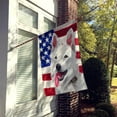 thumbnail image 2 of Carolines Treasures CK6431CHF Berger Blanc Suisse American Canvas House Size Outdoor-Flags, Multicolor, 2 of 4