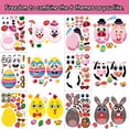 thumbnail image 2 of CCOCC 24 Sheets Easter Stickers for Kids Toddlers,Easter Basket Stuffers,Make A Face Stickers Crafts with Eggs Themed,Kids Party Favor Supplies Decorations Activities Gifts for Girls Boys, 2 of 6