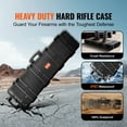 thumbnail image 5 of KFFKFF Gun Container, Secure Hard Shell for Rifles with Triple Layered Foam Protection, 50-inch Lockable Firearm Case with Rollers, IP67 Water-Resistant & Impact-Resistant, 5 of 9