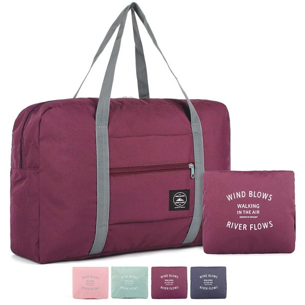 Foldable Travel Duffel Bag, Waterproof Lightweight Carryon Bags