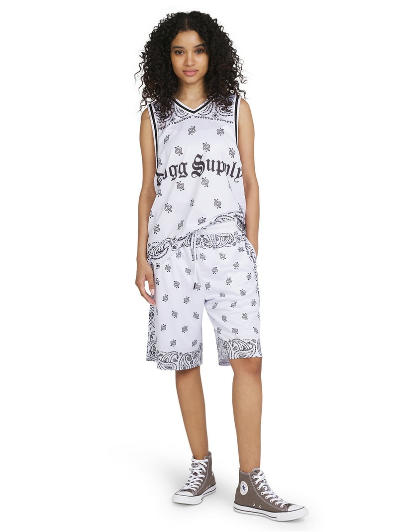 Dogg Supply men's Paisley Print Mesh Sleeveless Basketball