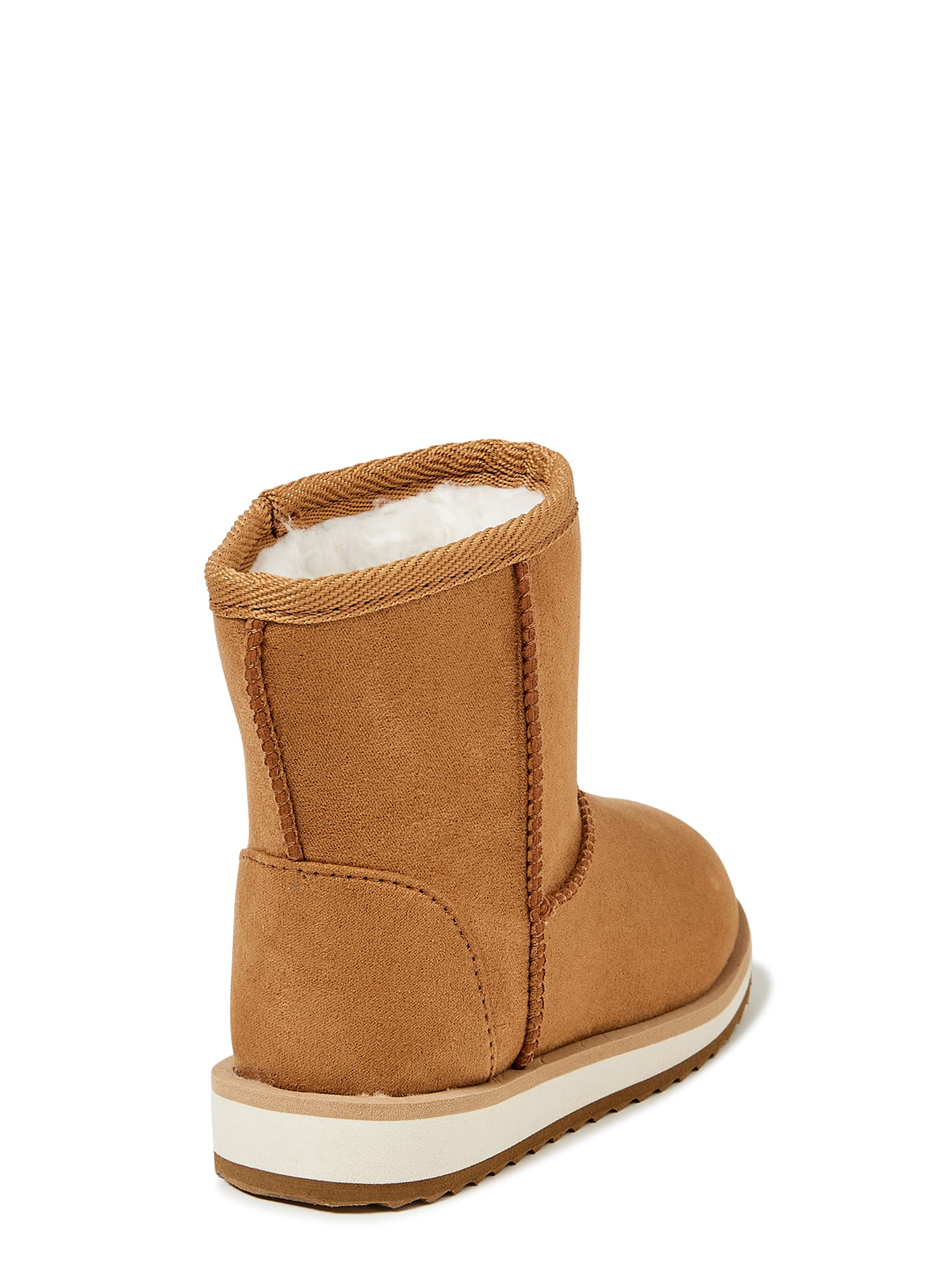 Wonder Nation Girls Cozy Faux Shearling Winter Boots