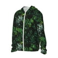 thumbnail image 2 of Fotbe Lush Foliage Green Plant Men's Women's UPF 50+ Sun Protection Jacket Hooded Cooling Shirt with Pockets Hiking Outdoor Performance-3X-Large, 2 of 9