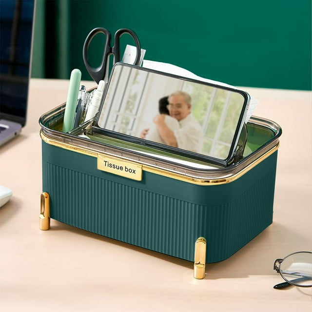Tissue Box Cover,Rectangular Tissue Box Cover - Multifunctional Tissue Box For Home/Office/tea Table/restaurant/Car Decoration