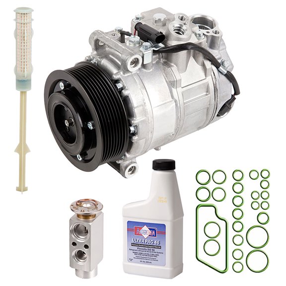 For Mercedes C32 AMG 2002-2004 AC Compressor w/ A/C Repair Kit - BuyAutoParts