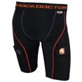 thumbnail image 4 of Shock Doctor Womens Core Compression Hockey Short w/ Pelvic Protector Black Med., 4 of 4