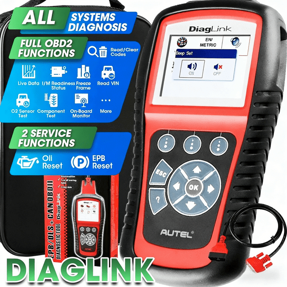 Autel Diaglink OBD2 Scanner Car Diagnostic Code Reader All Systems Diagnosis DIY Version of MD802