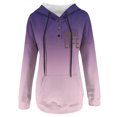 thumbnail image 2 of Vedolay Women's Tops Women's 2023 Casual Sweatshirts Oversized 2023 Fall Winter Pullover Tops with Pockets,Purple XL, 2 of 3