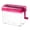 Red, variant on LCXmlly Non electric Shredder Manual Shredder Portable, Large Capacity, Clear Visible, slip Mini Hand Cutting Shredding Tool (1 Pc)
