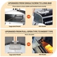 thumbnail image 3 of Outdoor Pellet Pizza Oven 12" Wood Fired Pizza Ovens with Pizza Stone, Pizza Peel, Fold-up Legs, Thermometer, Chimney - Black, 3 of 8