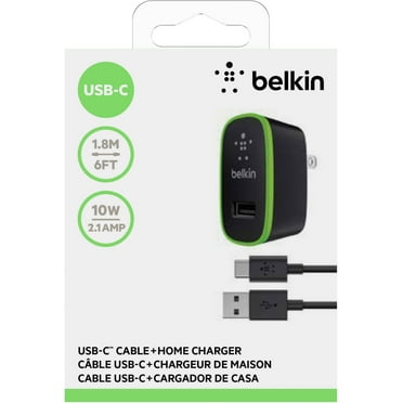 Belkin USB-C to USB-A Cable with Universal Home Charger