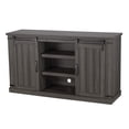 thumbnail image 4 of FESTIVO 54 in. Weathered Gray Oak Sliding Doors TV Stand for TVs up to 60 in., 4 of 7
