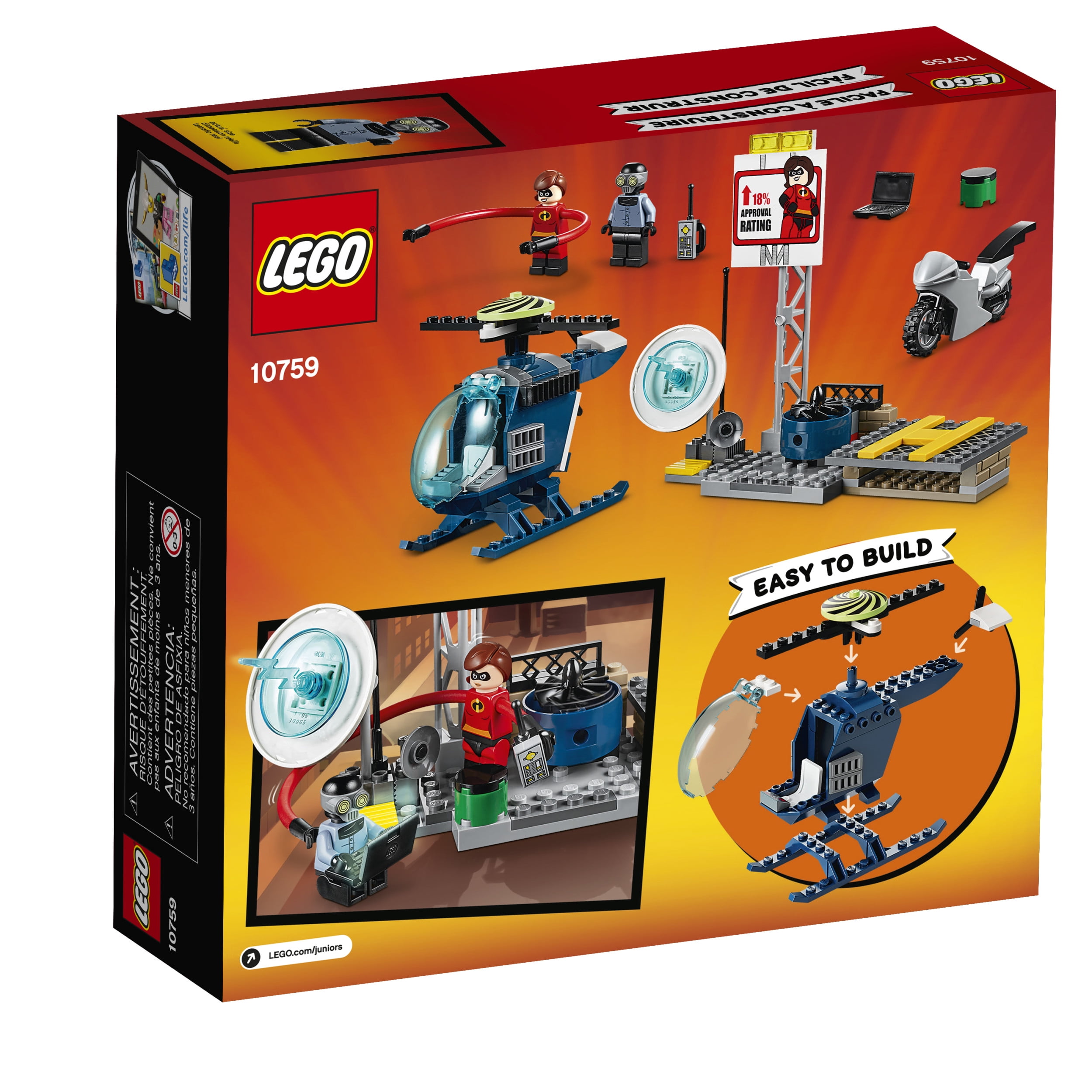 Lego Disney Los Increibles 2 screenslaver INCR 007 Minifigura De Set 10759 Nuevo 