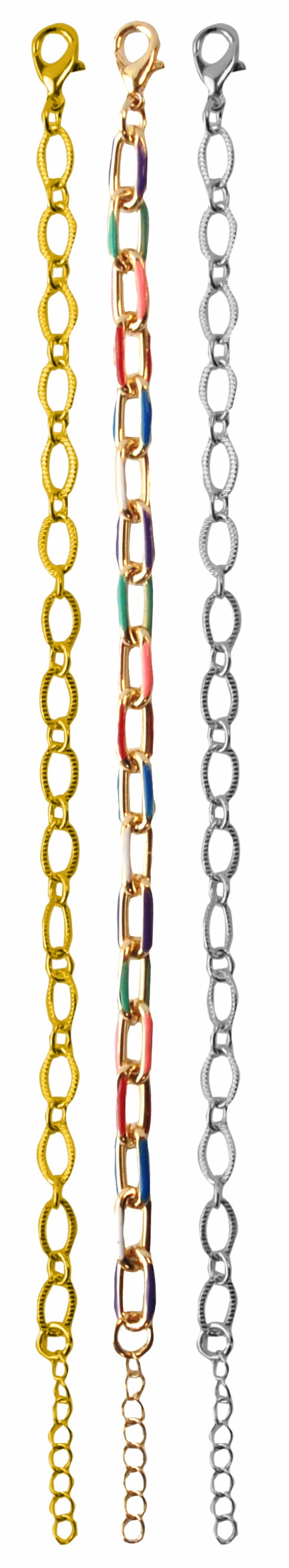 Hello Hobby DIY Chains for Charms - 3 Pack for Kids and Adults