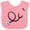 Pink and White, variant on Inktastic Doctor Stethoscope Boys or Girls Baby Bib