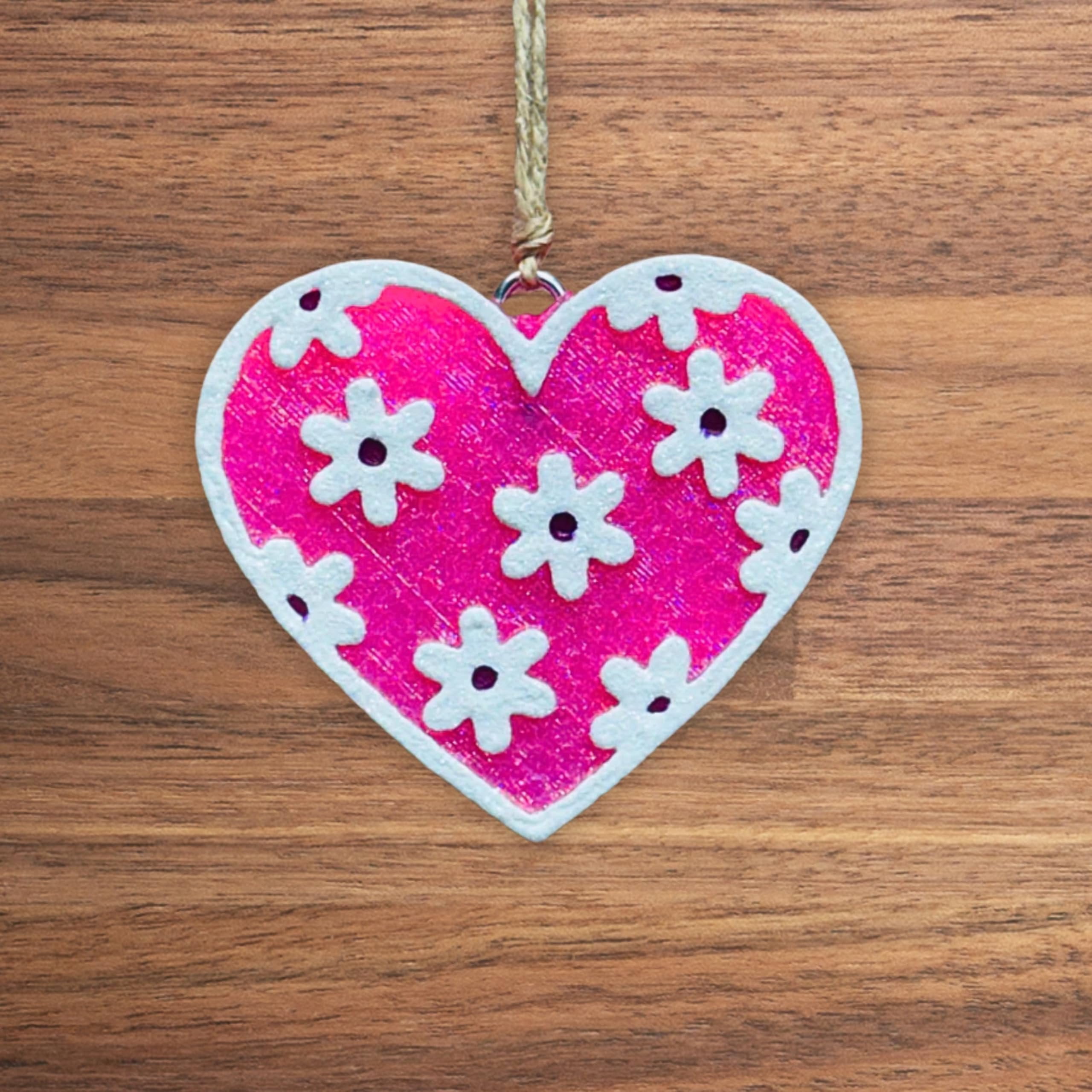 Heart With Stitches Silicone Mold 4x4 Inches – For Car Freshies, Soap, Resin, Oven Safe To 400°F