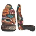 thumbnail image 3 of Yiaed Flower Crown Cat Print Car Seat Covers,Universal Auto Seats Protector Fits for Car,SUV Sedan,Truck,Automotive Seat Covers & Accessories(Two packs), 3 of 7