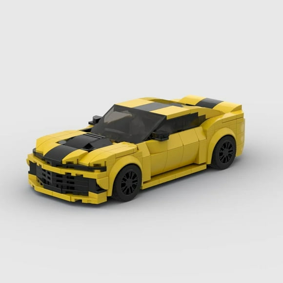Chevrolet Camaro Transformers Bumblebee Car Compatible with LEGO Cars Building Block Brick Car Toy - 347 Pieces