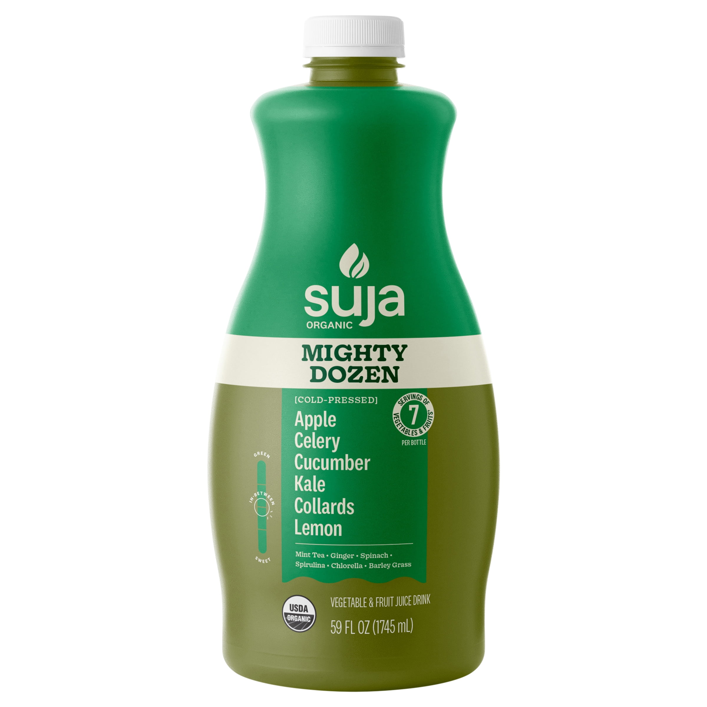 Suja Organic Mighty Dozen Cold Pressed Juice Drink, 59 fl oz Bottle