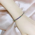 thumbnail image 3 of Ladies Chakra Bracelet, Colorful Tennis Bracelet, Crystal Slider, 3 of 4