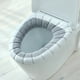 thumbnail image 1 of Cubierta para Asiento de Inodoro, Protector Acolchado y Calefactable, Calentador Suave de Tejido, con Diseño Lavable, 42x37 cm, para Confort en el Baño durante el Invierno., 1 of 6