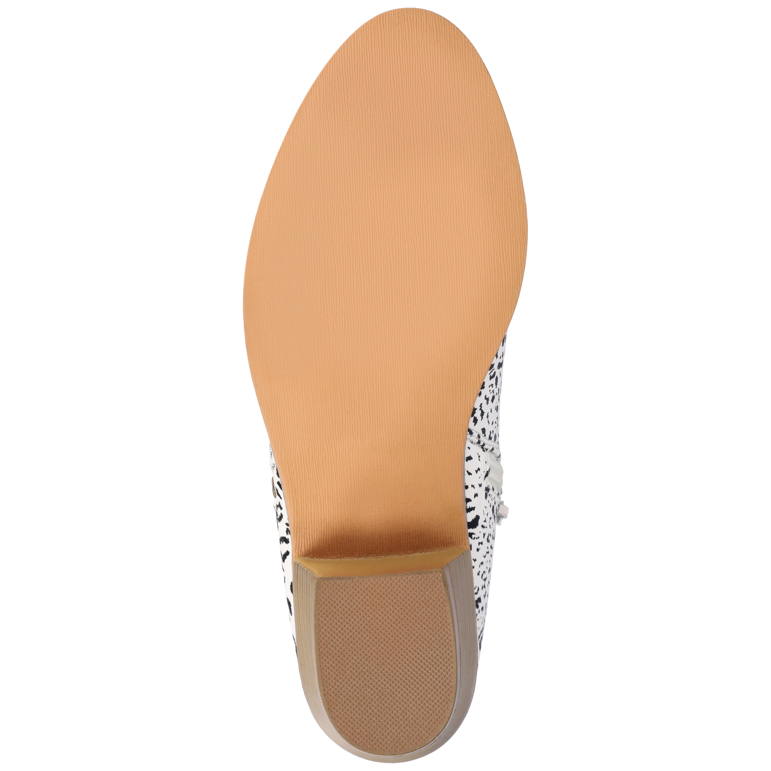 Journee Womens Rebel Outside Zip Stacked Heel Booties