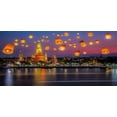thumbnail image 4 of Lantern Piggy Bank, Wat Arun Building Thailand Bangkok Coastline People Wishing Positive Culture, Ceramic Coin Bank Money Box for Cash Saving, 3.6" X 3.2", Multicolor, by Ambesonne, 4 of 4