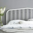 thumbnail image 6 of Modway Lennon Queen Metal Headboard in White, 6 of 8