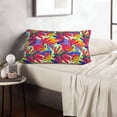 thumbnail image 6 of Honeii Colorful Bananas Pattern Decorative Throw Pillow Case - Elevate Your Couch, Sofa, or Bed with Stylish Home Decor-16"x24", 6 of 6