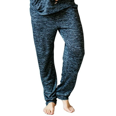 Hello Mello Carefree Threads Womens Loungewear Pants With Pockets and Adjustable Elastic Waistband, Matching Drawstring Bag